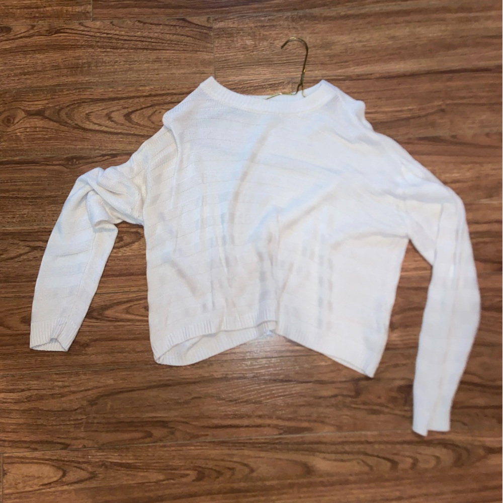 white Knit Sweater